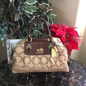 Coach Op Art Large Sabrina Satchel